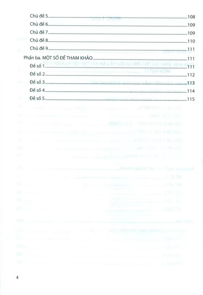 ÔN LUYỆN TRẮC NGHIỆM THI TỐT NGHIỆP THPT MÔN VẬT LÍ (Theo Chương trình giáo dục phổ thông 2018)